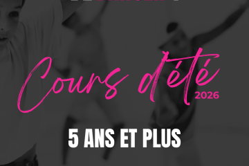 COURS D'&Eacute;T&Eacute; 2026