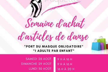 VENTE POUR ARTICLES DE DANSE